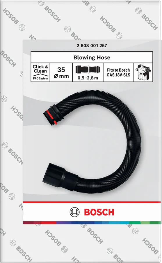 Foukací hadice Bosch 0,5 až 2,8 m pro vysavač.